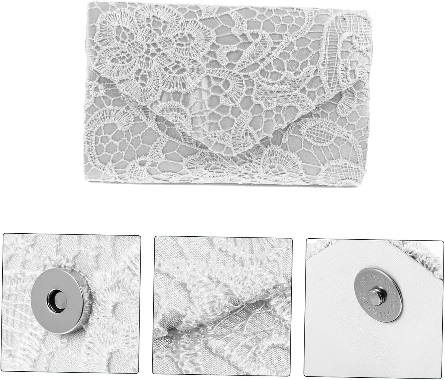 2pcs Handbag Clutch for Women Hand Purse for Women Wedding Clutch Prom Purse Glitter Wallets for Women