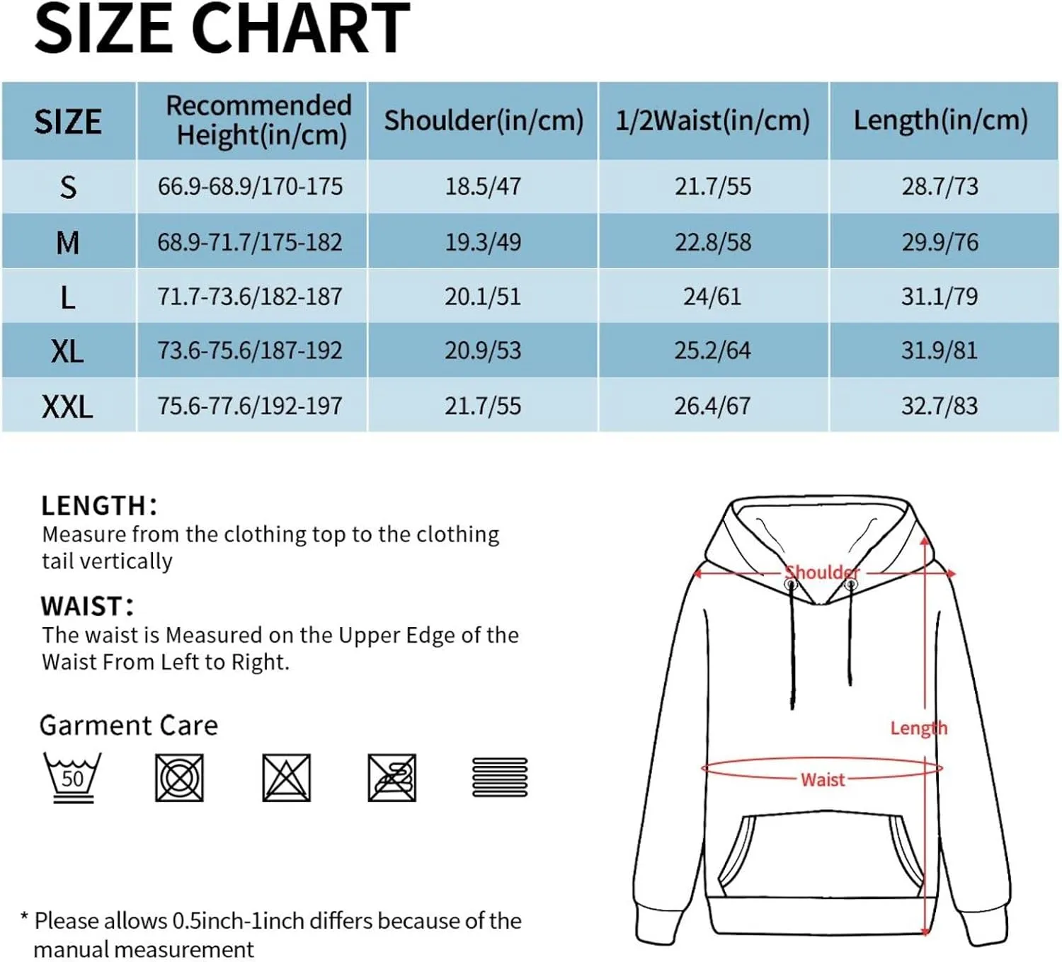 Adult Unisex Hooded Crew Neck Pullover Sweatshirt Top Classic Long Sleeve Hoodie Street Heavyweight Sweaterblack
