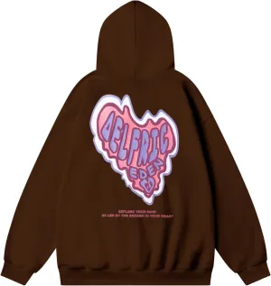 Aelfric Eden Graphic Hoodie Womens Oversized Hoodies Y2k Cute Heart Print Sweatshirt Streetwear Hooded Pullover