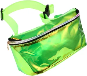 BESTYASH Chic Pvc Waist Bag for Women Zipper Design Fanny Pack Fashionable for Girls Durable Material