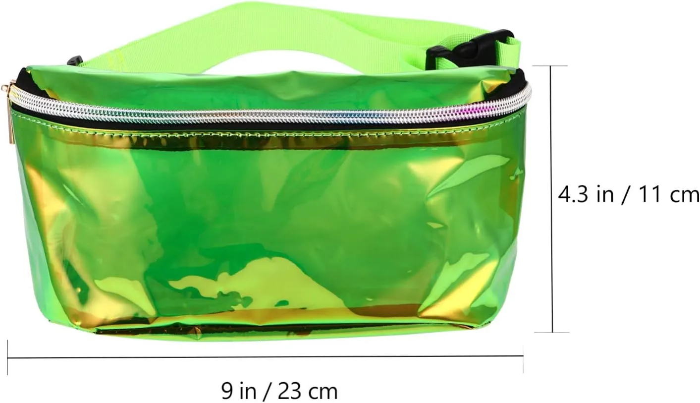 BESTYASH Chic Pvc Waist Bag for Women Zipper Design Fanny Pack Fashionable for Girls Durable Material