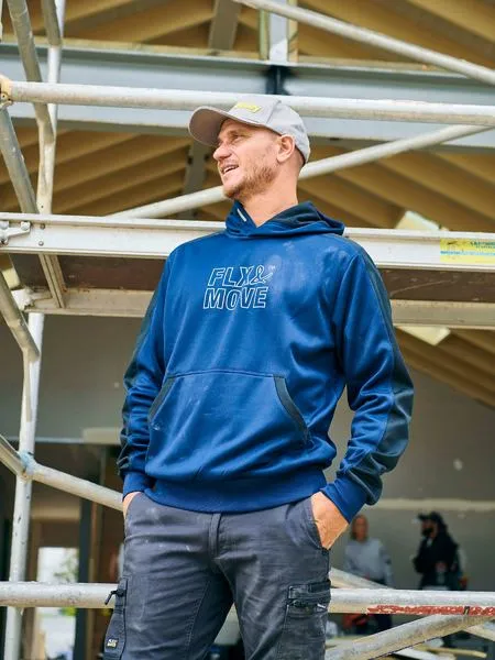 Bisley Flex & Move Pullover Hoodie with Print (BK6902P)
