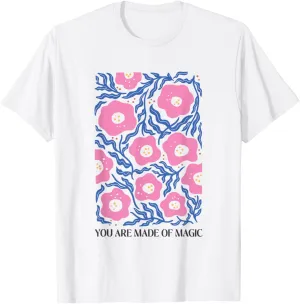Boho Summer Flower Botanical Nature Lover Floral Wildflower T-Shirt