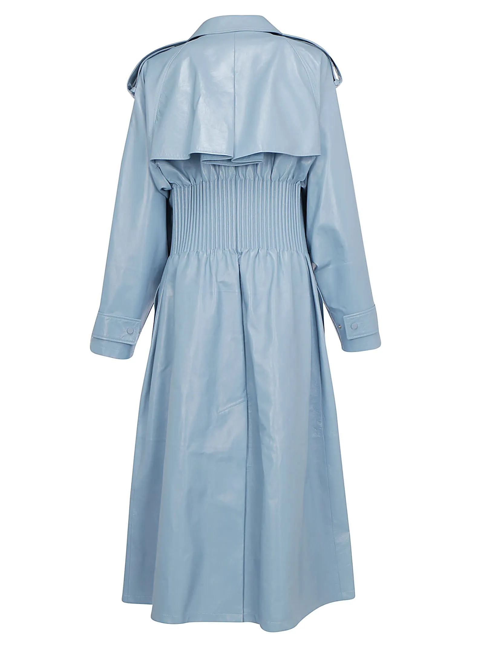 Bottega Veneta Leather Trench Coat