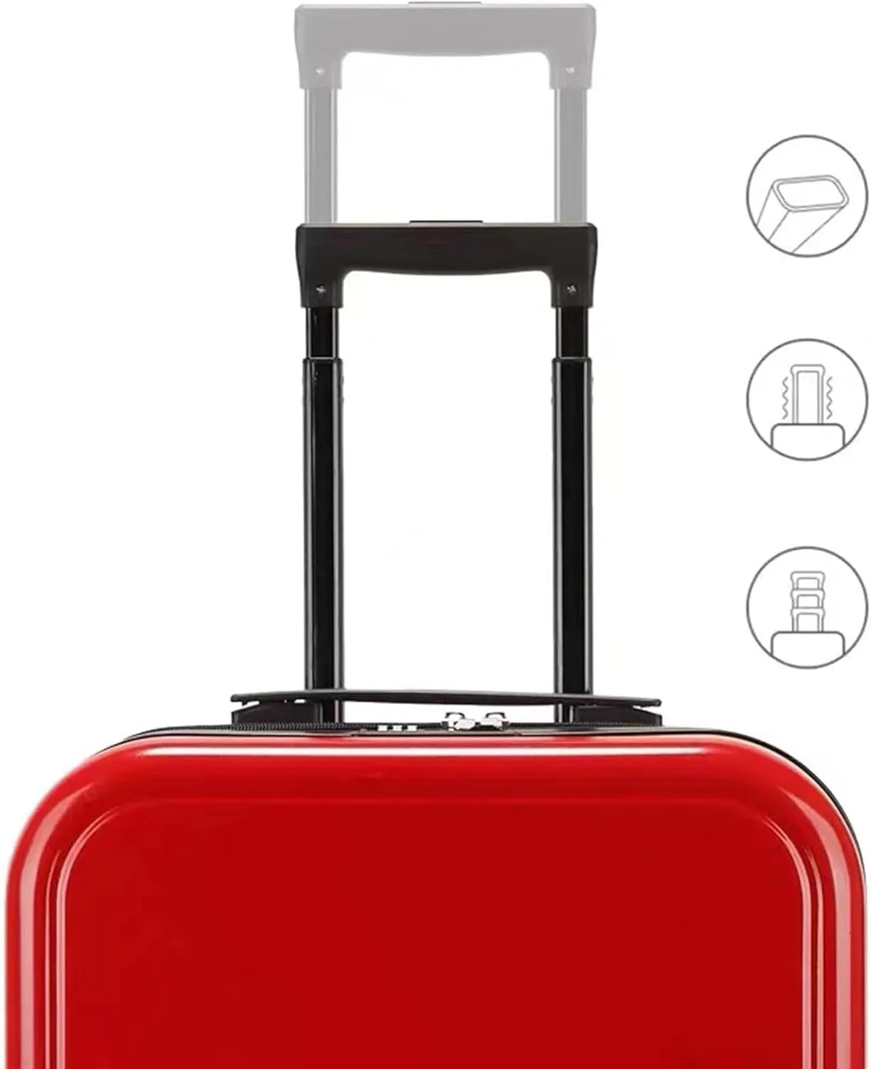 Carry-on Suitcase Luggage 2 Piece Sets Suitcases With Spinner Wheels, Hard Shell Carry On Suitcase Set Carry-on Suitcases Carry On Luggages (Color : A, Size : 20in)