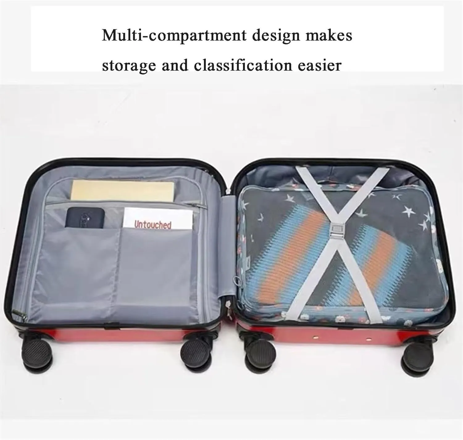 Carry-on Suitcase Luggage 2 Piece Sets Suitcases With Spinner Wheels, Hard Shell Carry On Suitcase Set Carry-on Suitcases Carry On Luggages (Color : A, Size : 20in)