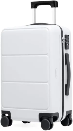 Carry-on Suitcase Luggage 20 in Luggage with Spinner Wheels,Luggage That Can Be Carried On The Plane with Lock Carry-on Suitcases Carry On Luggages (White 20inch)