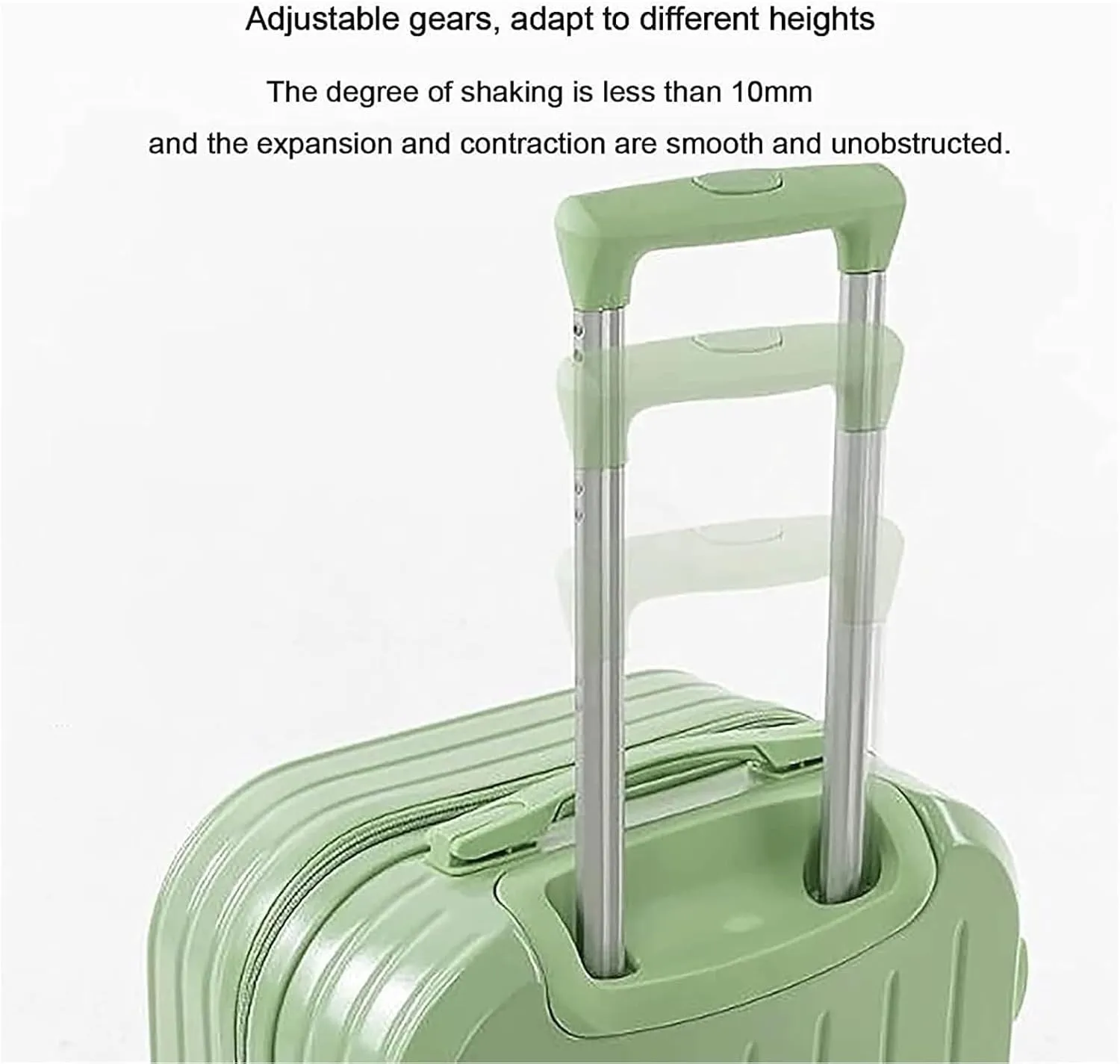 Carry-on Suitcase Luggage 20'' Lightweight Luggage Wide Handle PC Hardshell Suitcases With Spinner Wheels Carry-on Suitcases Carry On Luggages (Color : F, Size : 20 inch)