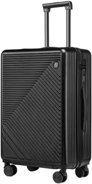 Carry-on Suitcase Luggage 20inch Lightweight Hardside 4-Wheel Spinner Travel Luggage,business Luggage For Women Carry-on Suitcases Carry On Luggages (Color : Black, Size : 20inch)