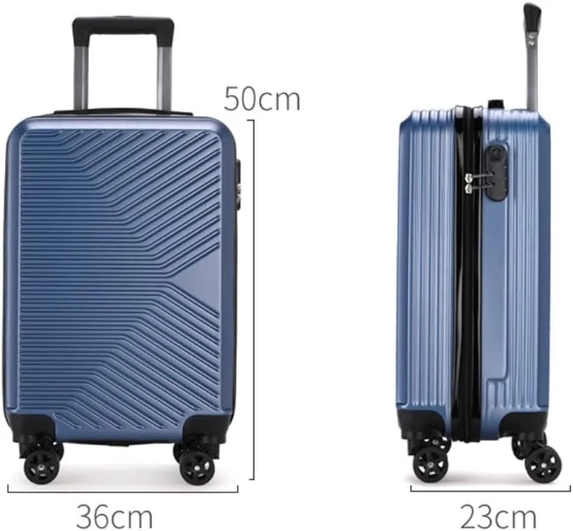 Carry-on Suitcase Luggage 20inch Lightweight Hardside 4-Wheel Spinner Travel Luggage,Scratch-resistant Carry-on Carry-on Suitcases Carry On Luggages (Color : B, Size : 20in)