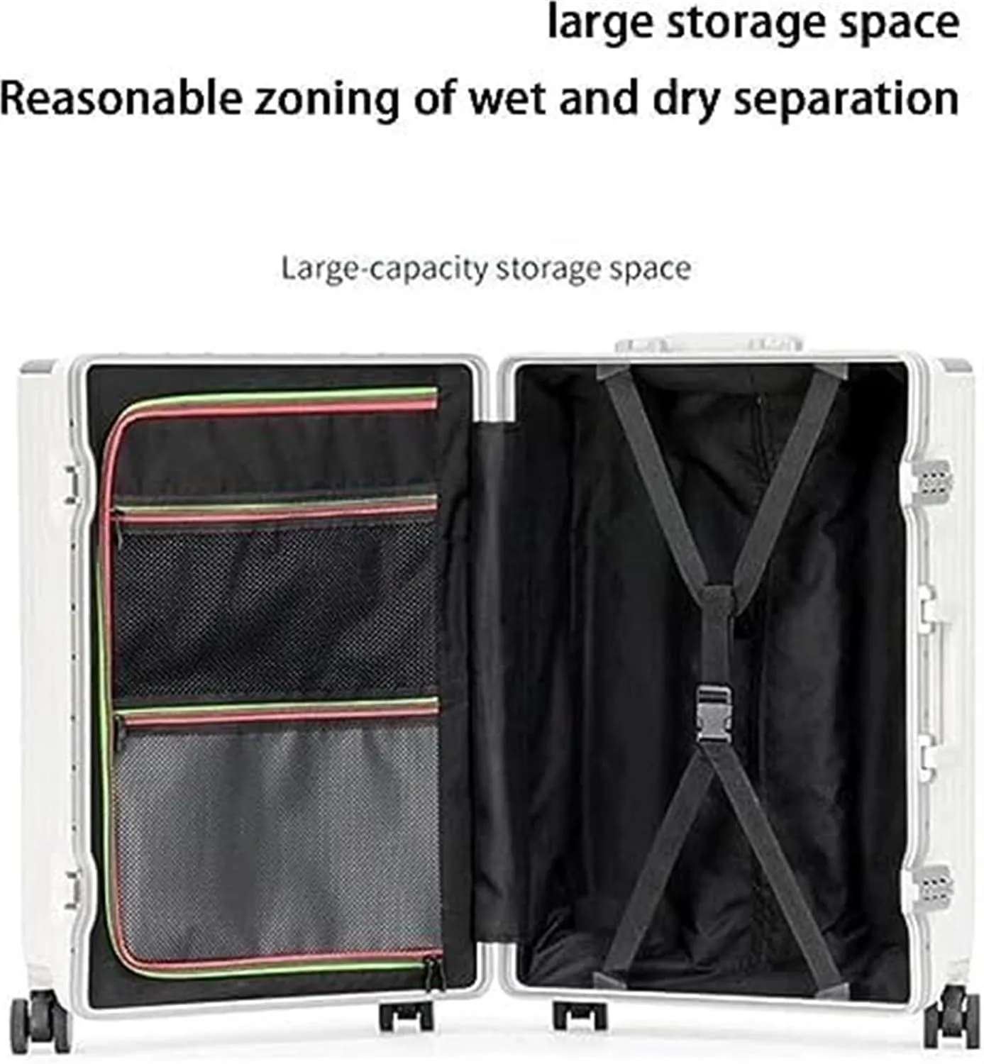 Carry-on Suitcase Luggage Carry On Luggage Suitcases with Wheels Luggage with Charging Suitcase Checked Luggage Carry-on Suitcases Carry On Luggages,B-24in (A 24in)