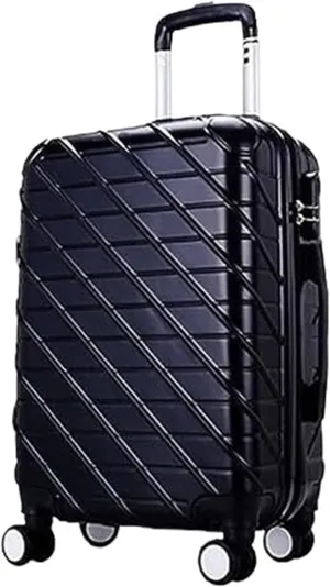 Carry-on Suitcase Luggage Carry On Luggage With Spinner Wheels Luggage Travel Suitcase Hardshell Lightweight Suitcase Carry-on Suitcases Carry On Luggages (Color : Black, Size : 28inch)