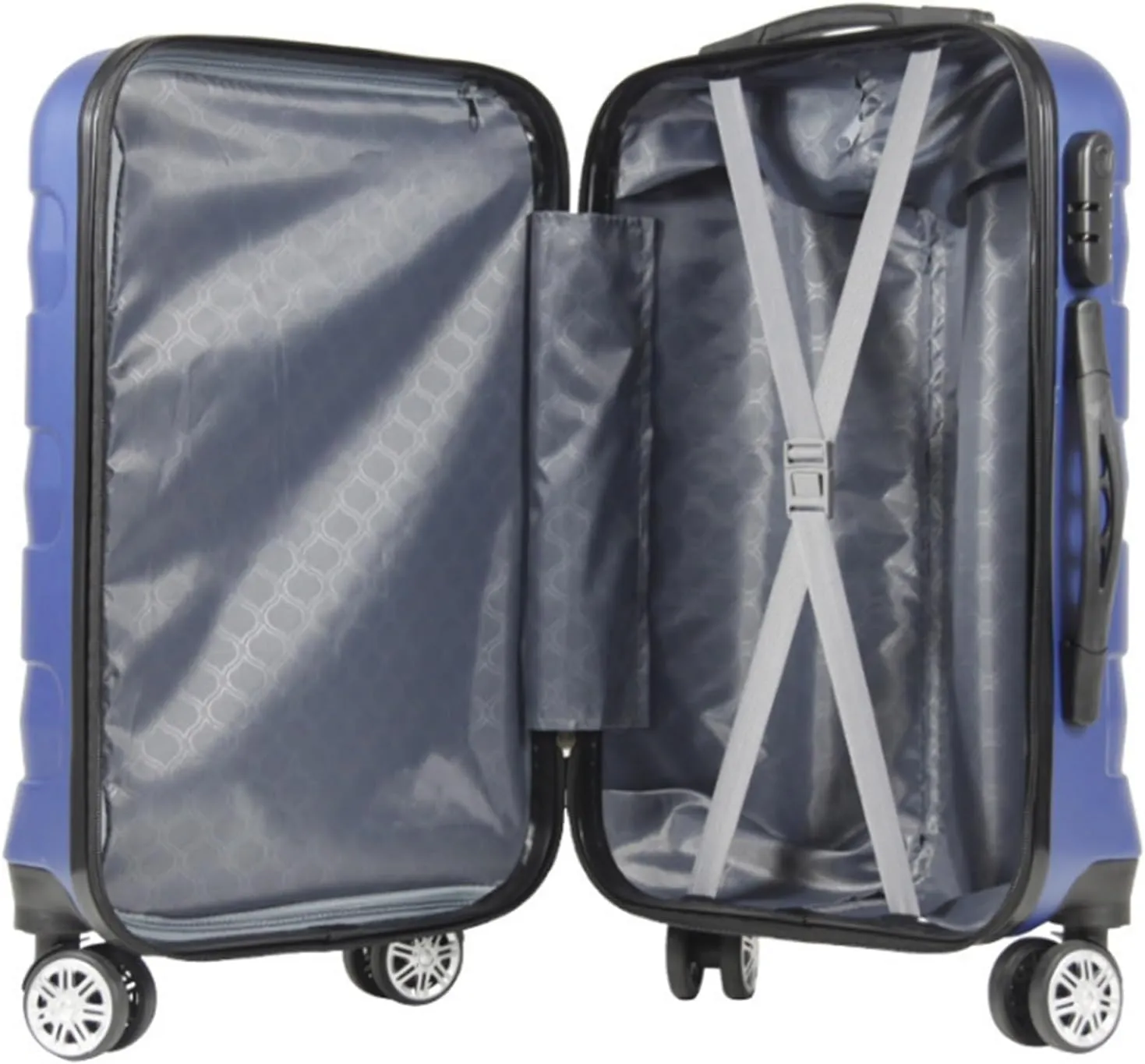 Carry-on Suitcase Luggage Hardside Checked Luggage With 4 Spinner Wheels, Lightweight Suitcase For Men And Women Carry-on Suitcases Carry On Luggages (Color : Red, Size : 24inch)