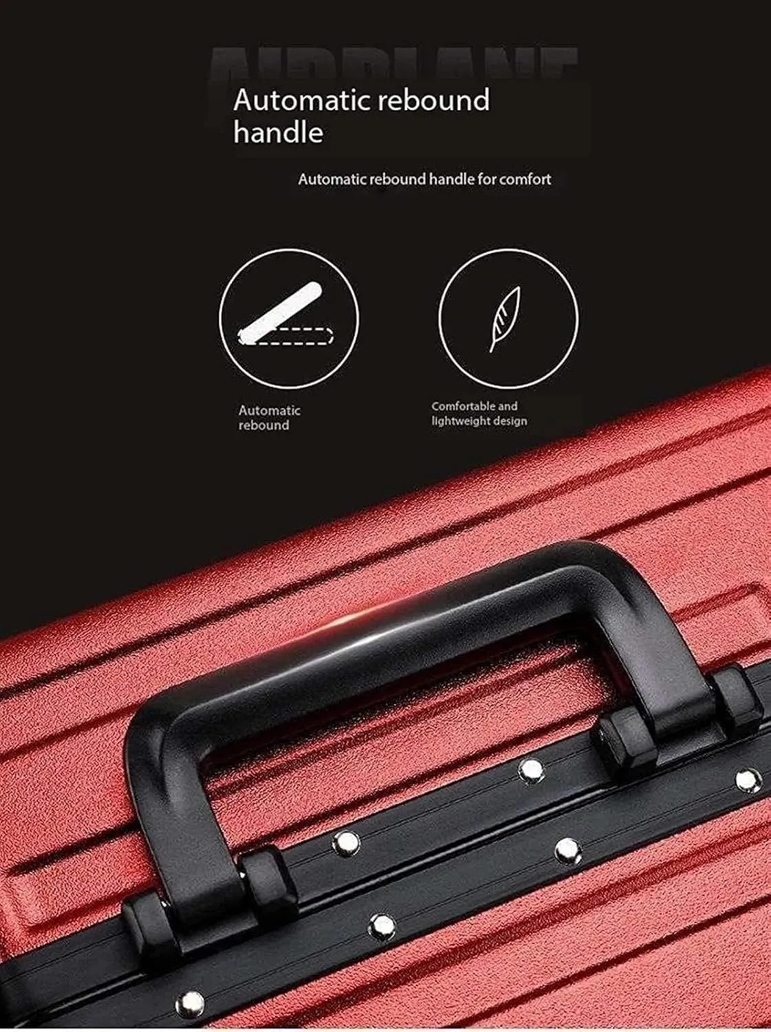Carry-on Suitcase Luggage Hardside Luggage With TSA Lock Spinner Aluminum Frame Trolley Case Universal Wheel Carry-on Suitcases Carry On Luggages (Color : C, Size : 22 inch)