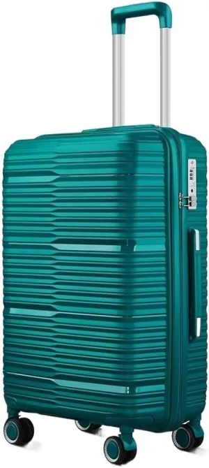 Carry-on Suitcase Luggage Indestructible Hardshell Expandable Spinner Luggage with Lock 20/24/28in Carry-on Suitcases Carry On Luggages (Grn 28in)