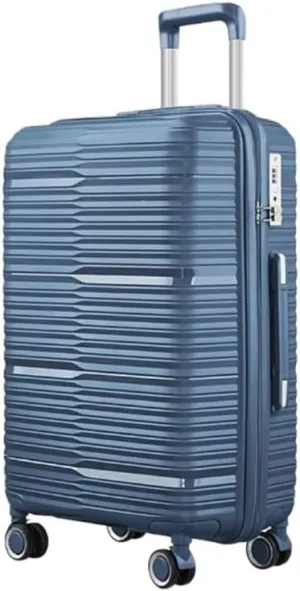 Carry-on Suitcase Luggage Indestructible Hardshell Expandable Spinner Luggage With TSA Lock 20/24/28in Carry-on Suitcases Carry On Luggages (Color : Blue, Size : 28in)