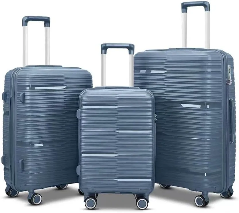 Carry-on Suitcase Luggage Indestructible Hardshell Expandable Spinner Luggage With TSA Lock 20/24/28in Carry-on Suitcases Carry On Luggages (Color : Blue, Size : 28in)