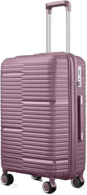 Carry-on Suitcase Luggage Indestructible Hardshell Expandable Spinner Luggage With TSA Lock 20/24/28in Carry-on Suitcases Carry On Luggages (Color : Purple, Size : 28in)