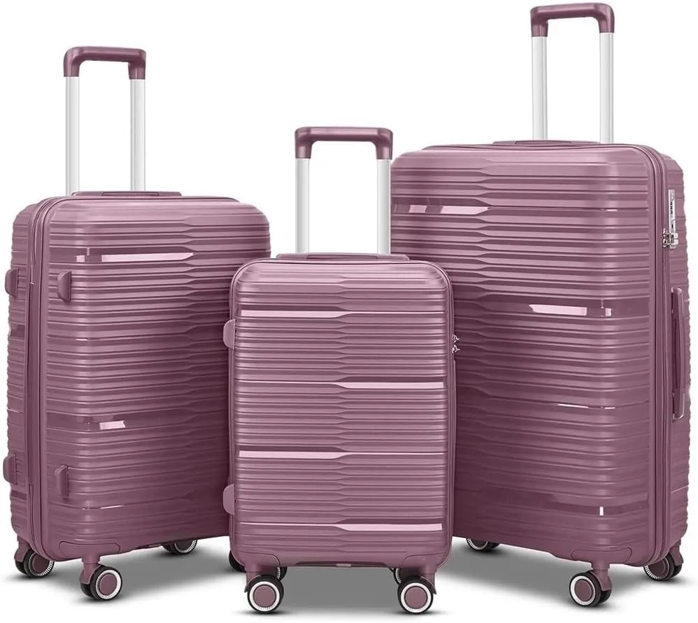 Carry-on Suitcase Luggage Indestructible Hardshell Expandable Spinner Luggage With TSA Lock 20/24/28in Carry-on Suitcases Carry On Luggages (Color : Purple, Size : 28in)
