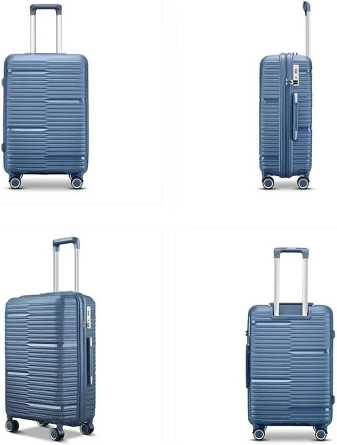 Carry-on Suitcase Luggage Indestructible Hardshell Expandable Spinner Luggage With TSA Lock 20/24/28in Carry-on Suitcases Carry On Luggages (Color : Purple, Size : 28in)