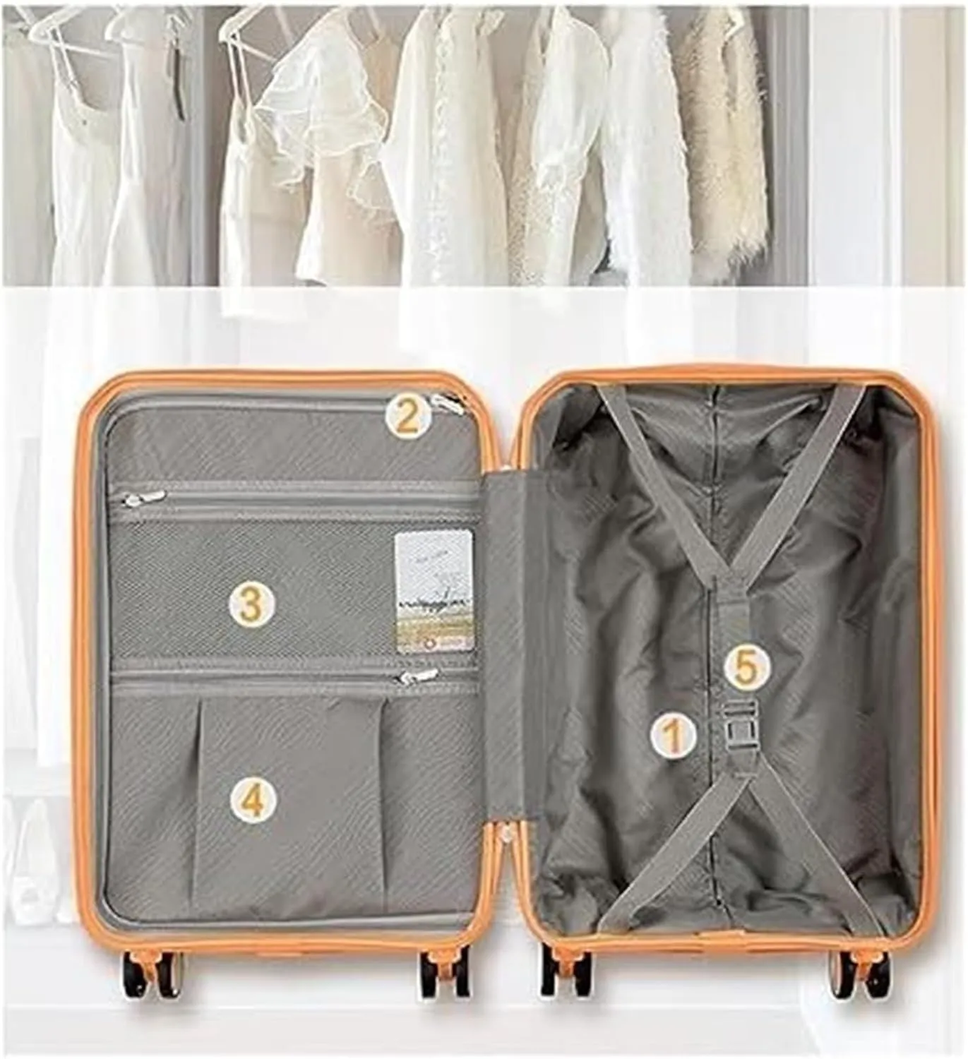 Carry-on Suitcase Luggage Luggage Carry On Lightweight Suitcase Travel Luggage with Spinner Wheels Suitcase Carry-on Suitcases Carry On Luggages,I-20in (C 20in)