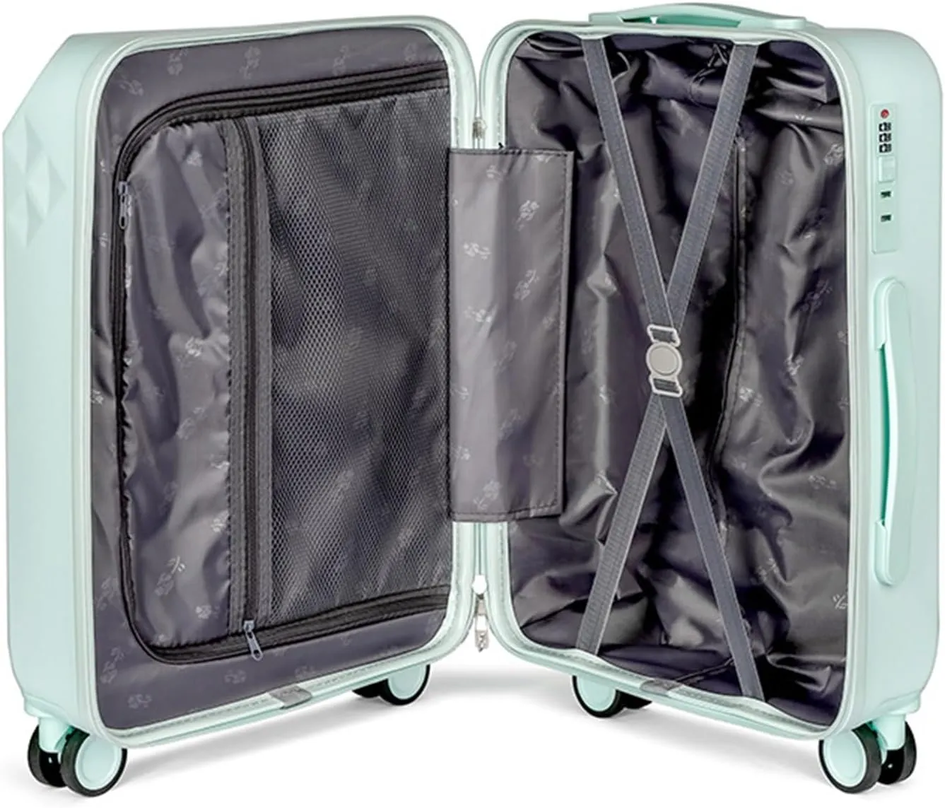 Carry-on Suitcase Luggage Luggage Expandable 8-Wheel Spinner Lightweight Hardside Suitcase, Macaron Suitcase Carry-on Suitcases Carry On Luggages (Color : A, Size : 20inch)