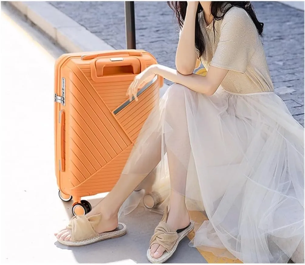 Carry-on Suitcase Luggage Luggage Lightweight Suitcase Travel Luggage With Spinner Wheels TSA Lock 20-Inch Carry-on Suitcases Carry On Luggages (Color : C, Size : 20in)