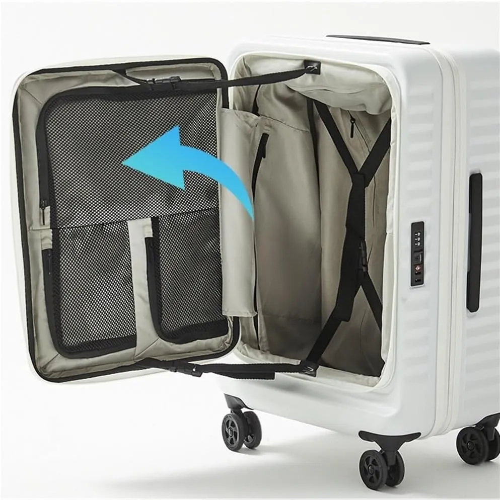 Carry-on Suitcase Luggage Luggage Suitcase PC ABS With TSA Lock Spinner Carry On Hardshell Lightweight 20in Carry-on Suitcases Carry On Luggages (Color : A, Size : 20in)