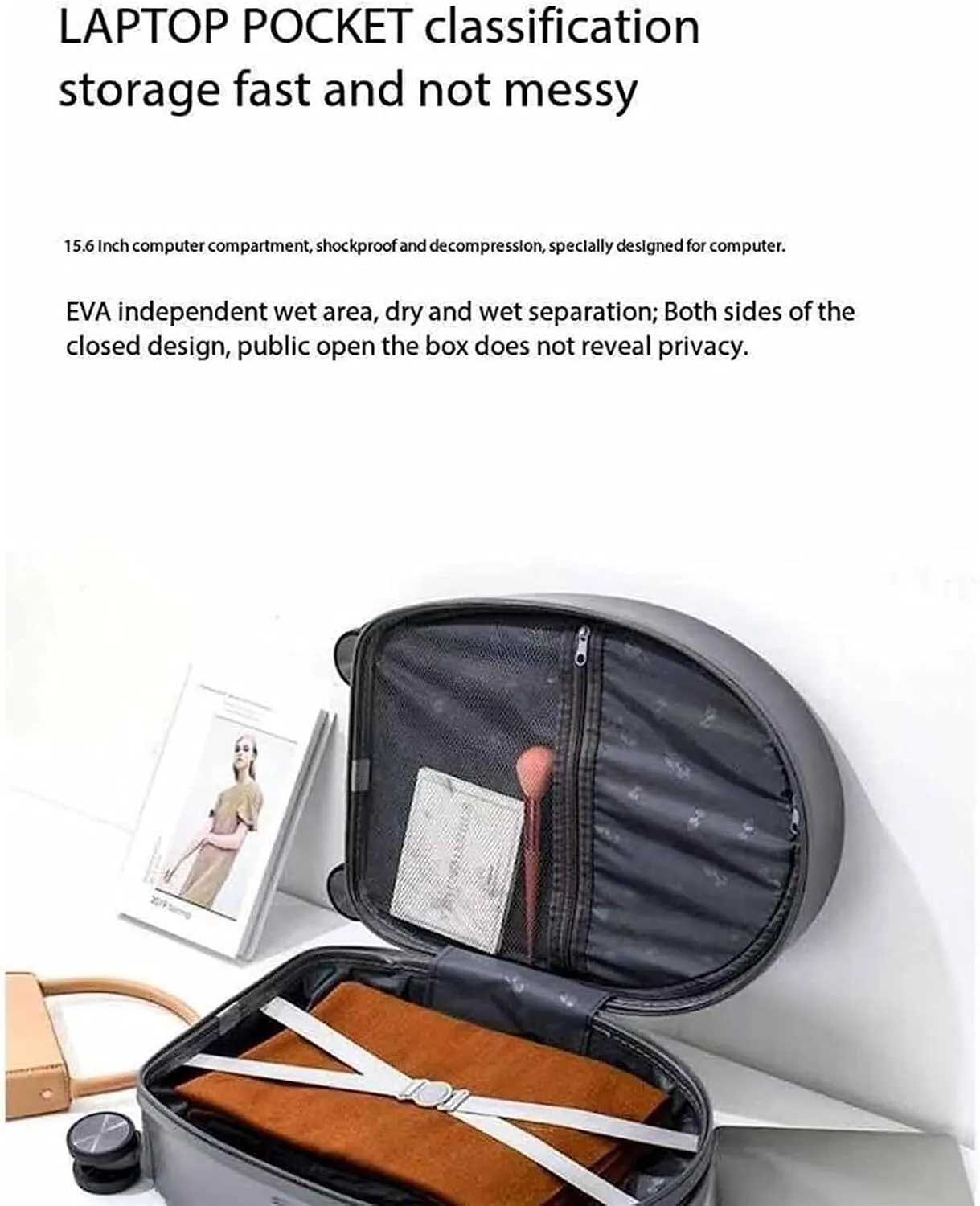 Carry-on Suitcase Luggage Luggage With Spinner Wheels Lightweight Rolling Cabin Suitcase For Airplanes Travel Carry-on Suitcases Carry On Luggages (Color : A, Size : 18 inch)
