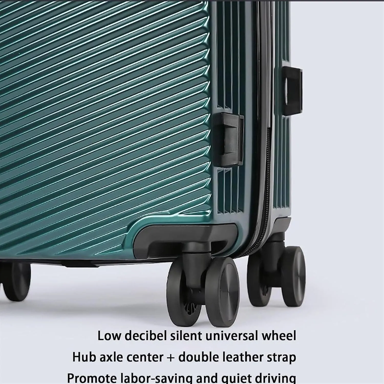 Carry-on Suitcase Luggage Portable Luggage with Spinner Wheels Carry On Luggage Drop-Resistant Locking Suitcase Carry-on Suitcases Carry On Luggages,Black-24 in