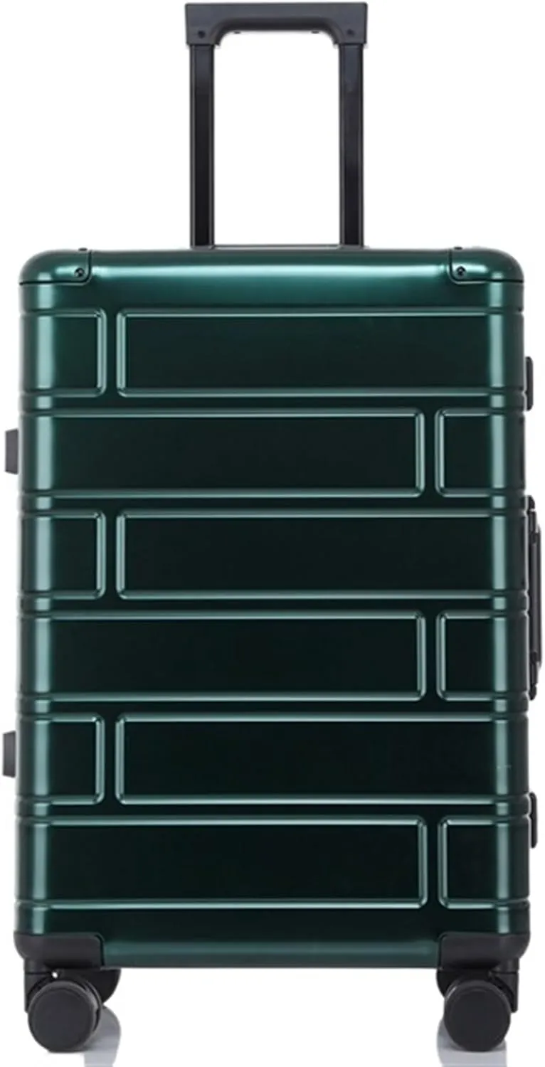 Carry-on Suitcase Luggage Suitcase Travel Case Hardshell Carry-on Luggage 20" With Silent Airplane Spinner Wheels Carry-on Suitcases Carry On Luggages (Color : Green, Size : 20inch)