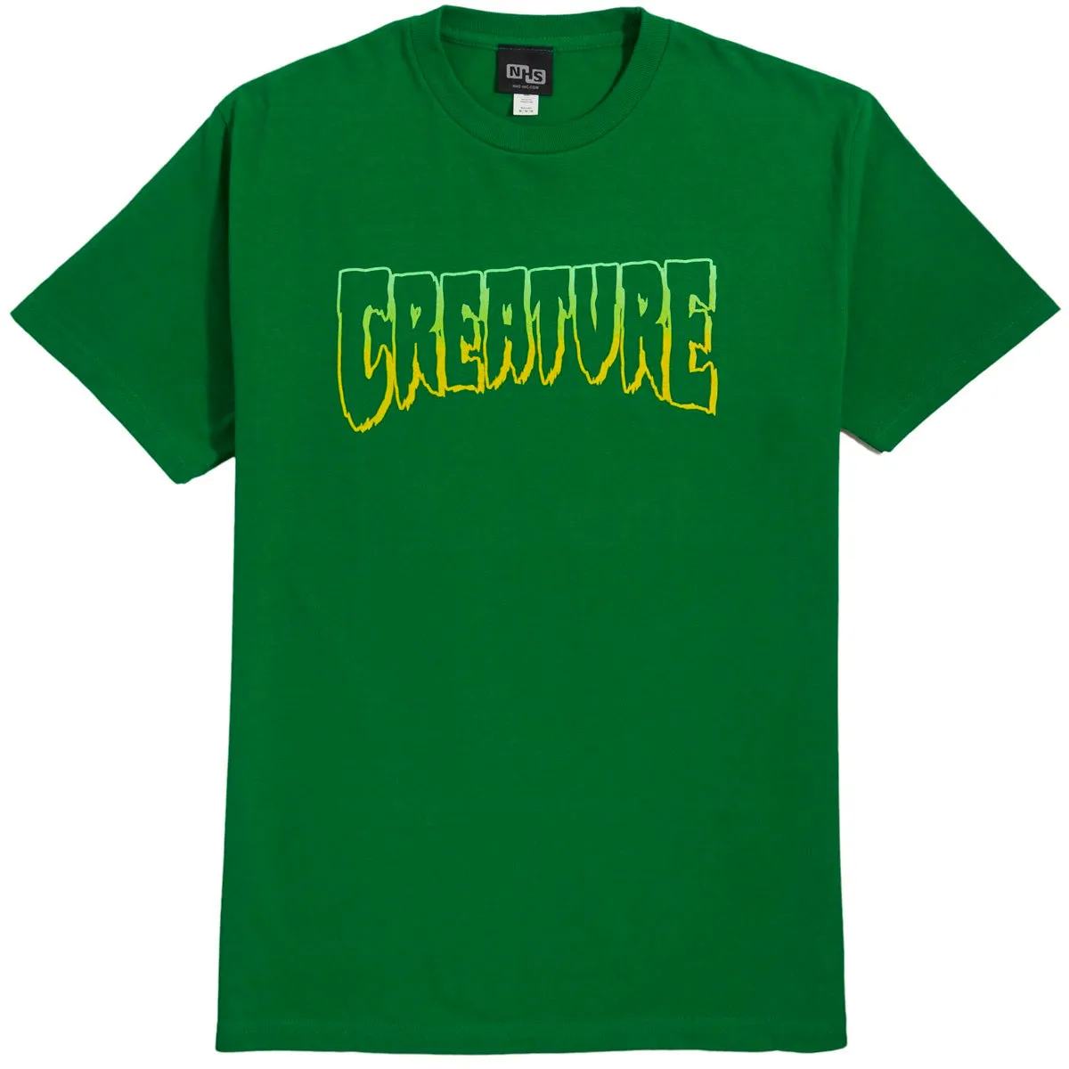 Creature - Logo Outline Mens Tee Kelly