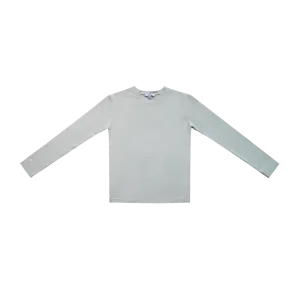 Crew Basics Sage Stripe V-Neck