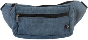 Denim, Water Resistant Lining Eye Catching Fanny pack for travel (Dark Blue_5.08x20.82x12.27 cm) |2