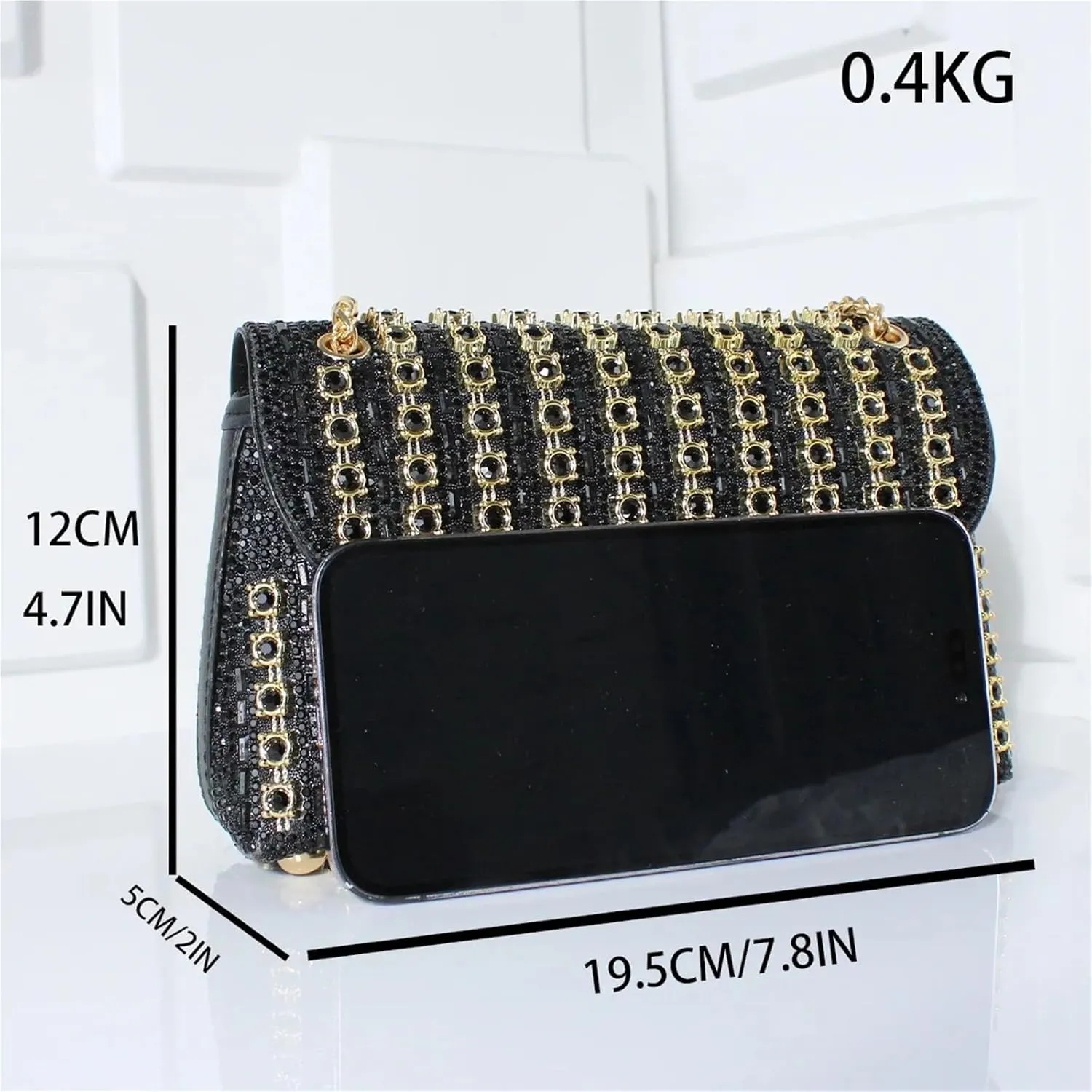 Diamond Handbags Party Evening Clutch Purses For Women Rhinestone Shoulder Crossbody Chain Bag