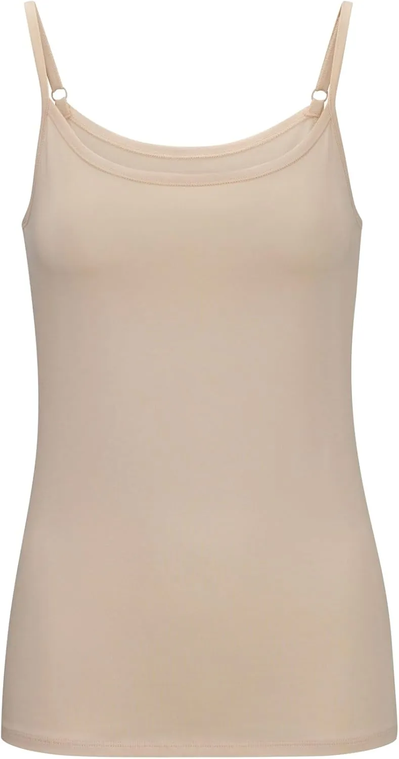 FALKE Women's Daily Comfort 2-Pack Camisole Undershirt, Skin Friendly