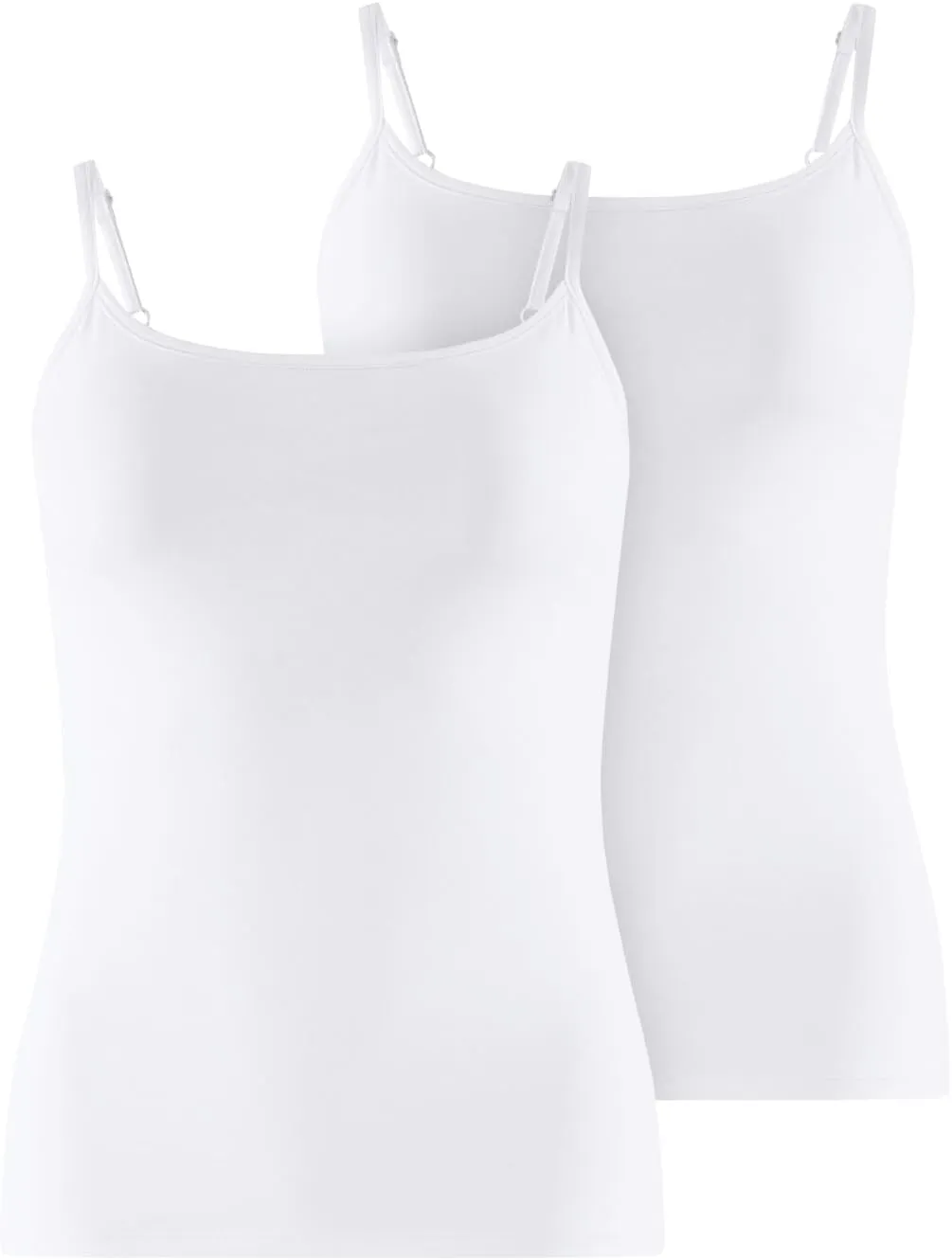 FALKE Women's Daily Comfort 2-Pack Camisole Undershirt, Skin Friendly