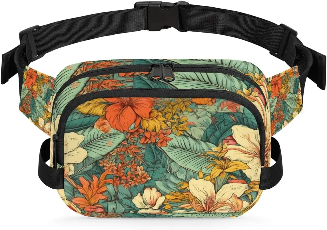 Fanny Packs For Women & Men,Waist Pack,Hip Bum Bag with Adjustable Strap for Outdoors,Water Resistant for Disney Traveling Casual Cycling Running Hiking 9 * 2.5 * 6.1IN