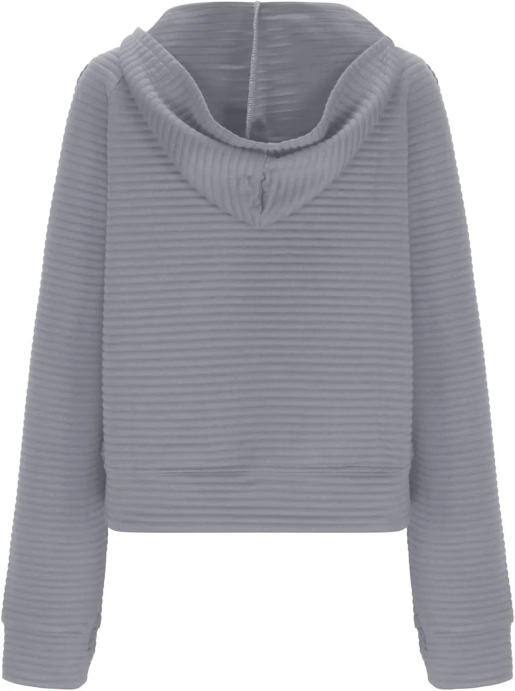 Full Zipper Up Hoodies for Women 2024 Color Block Striped Oversized Sweatshirt Casual Loose Out Fit with Pockets