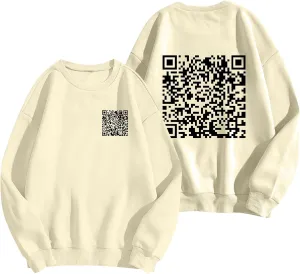 Funny Fu Qr Code Hoodies For Men And Women Stylish Fuck You Qr Code Sweatshirts Unisex Hoodies Hidden Message Clothe