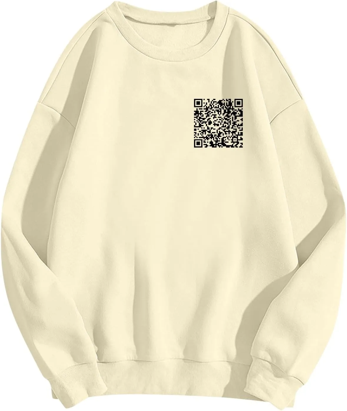 Funny Fu Qr Code Hoodies For Men And Women Stylish Fuck You Qr Code Sweatshirts Unisex Hoodies Hidden Message Clothe