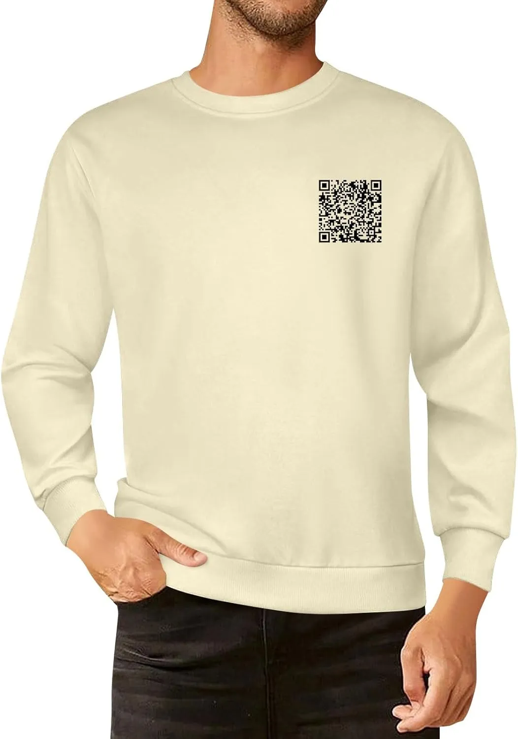 Funny Fu Qr Code Hoodies For Men And Women Stylish Fuck You Qr Code Sweatshirts Unisex Hoodies Hidden Message Clothe