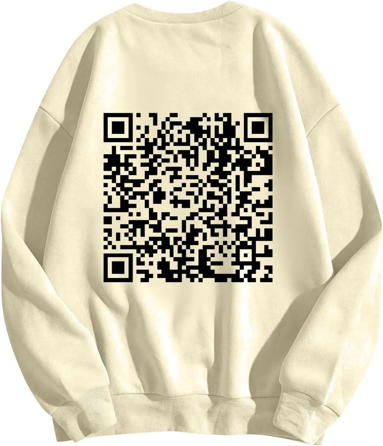 Funny Fu Qr Code Hoodies For Men And Women Stylish Fuck You Qr Code Sweatshirts Unisex Hoodies Hidden Message Clothe