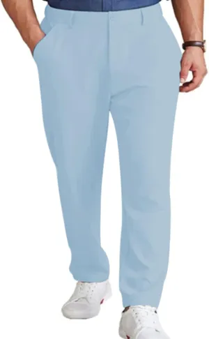 Golf Joggers for Men Lightweight Stretch Slim Fit Dress Pants Business Casual Work Golf Pants with Pockets