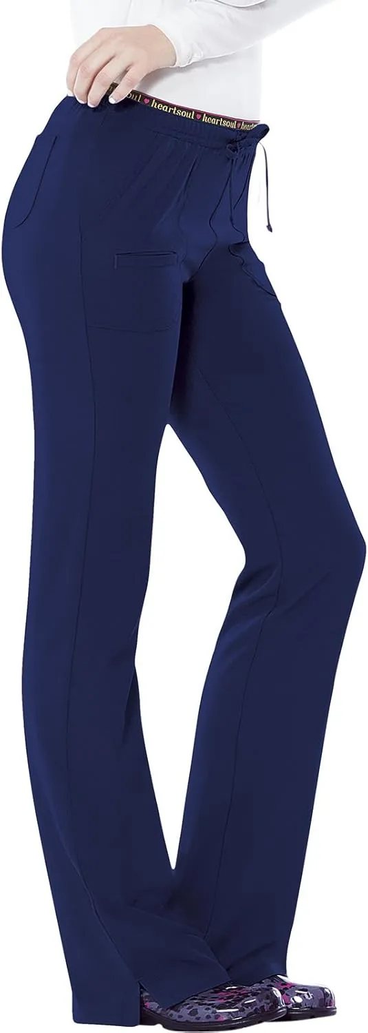 Heartsoul Drawstring Scrub Pants for Women, Stretch Performance Fabric, 20110