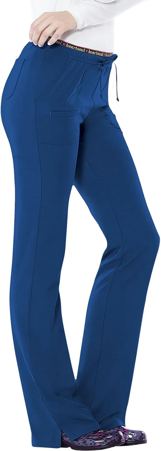 Heartsoul Drawstring Scrub Pants for Women, Stretch Performance Fabric, 20110