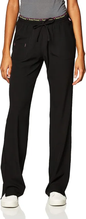 Heartsoul Drawstring Scrub Pants for Women, Stretch Performance Fabric, 20110