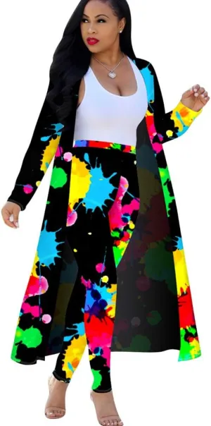 Long Cardigan for Women Lightweight Open Front Jacket Coat Outwear