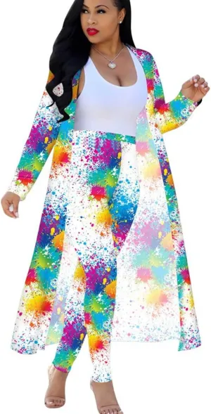 Long Cardigan for Women Lightweight Open Front Jacket Coat Outwear