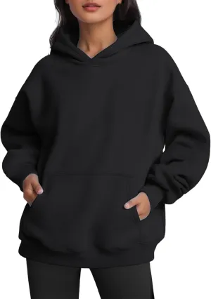 Long Hoodie for Women Casual Oversized Hoodies Long Sleeve Sweatshirt with Hood Fleece Hoodie Pullover with Pocket